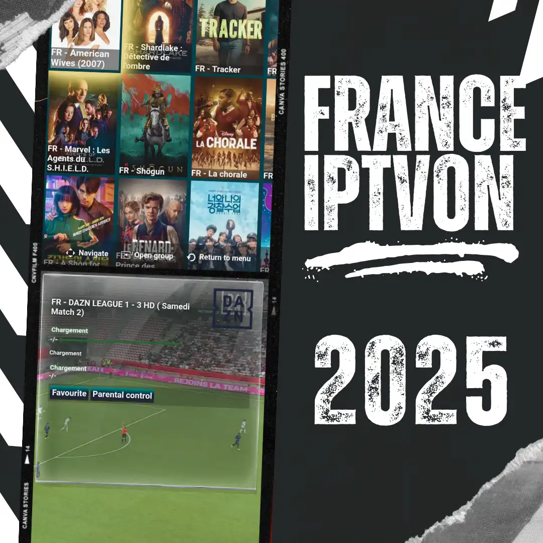 IPTVON-IPTV FRANCE Abonnement IPTV compatible avec Smart TV